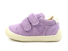 Bisgaard lavender sko Sigge med velcro